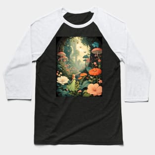 Magical Forest Walk Baseball T-Shirt